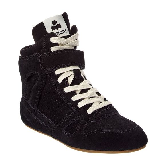 Isabel Marant Shoes - Isabel Marant Suede High-Top Sneaker, Black
